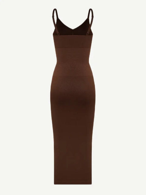 CurvyPower | UK Maxi Dress Shaper Maxi Dress with Spaghetti Strap
