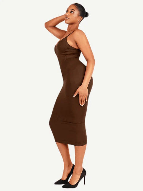 CurvyPower | UK Maxi Dress Shaper Maxi Dress with Spaghetti Strap
