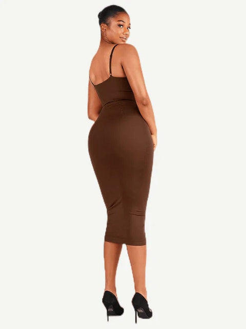 CurvyPower | UK Maxi Dress Shaper Maxi Dress with Spaghetti Strap