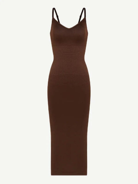 CurvyPower | UK Maxi Dress Shaper Maxi Dress with Spaghetti Strap