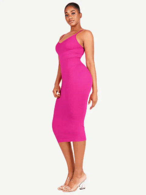 CurvyPower | UK Maxi Dress Shaper Maxi Dress with Spaghetti Strap