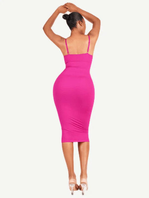 CurvyPower | UK Maxi Dress Shaper Maxi Dress with Spaghetti Strap