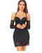 CurvyPower | UK Midi Dress Women Tummy Control Shaping Midi Dress with Built-In Bra