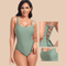 CurvyPower | UK One-Piece Swimsuit One Piece Lowback Slimming Swimsuit with Built-In Chest Pad