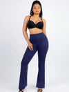 CurvyPower | UK Pants High-Waisted Flare Pants with Tummy Control and Leg Shaping