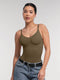 Seamless Tummy Control Shapewear Bodysuit with Built-In Bra and Removable Pads