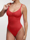 Seamless Tummy Control Shapewear Bodysuit with Built-In Bra and Removable Pads
