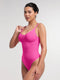 Seamless Tummy Control Shapewear Bodysuit with Built-In Bra and Removable Pads