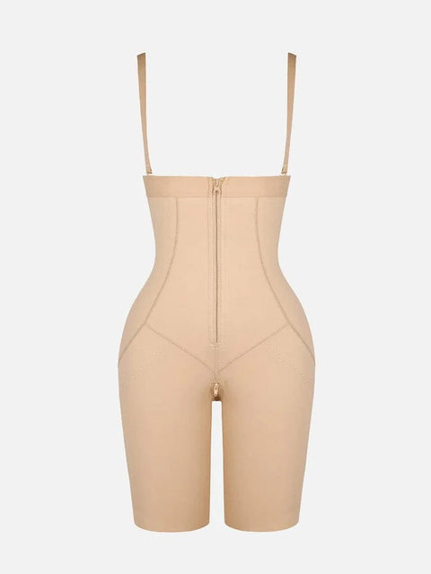 CurvyPower | UK shaper short Beige / XS Waist Trainer Shaper Shorts with Removable Shoulder Straps