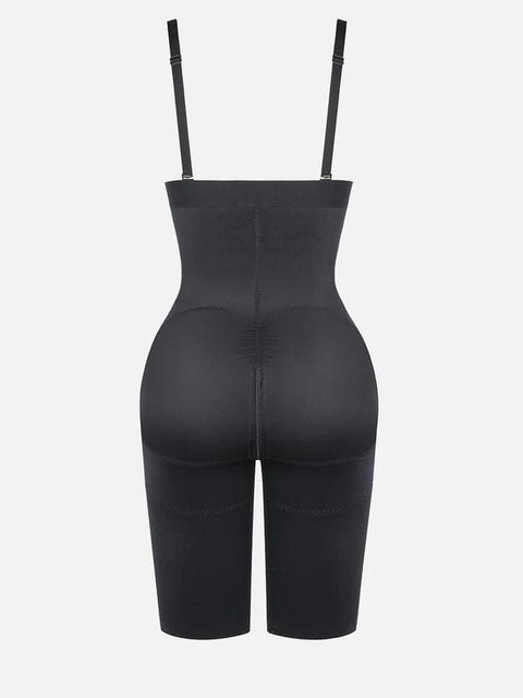 CurvyPower | UK shaper short Waist Trainer Shaper Shorts with Removable Shoulder Straps