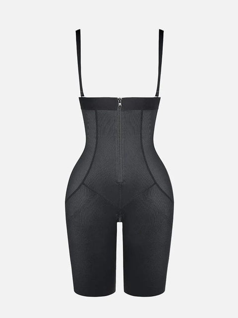 CurvyPower | UK shaper short Waist Trainer Shaper Shorts with Removable Shoulder Straps