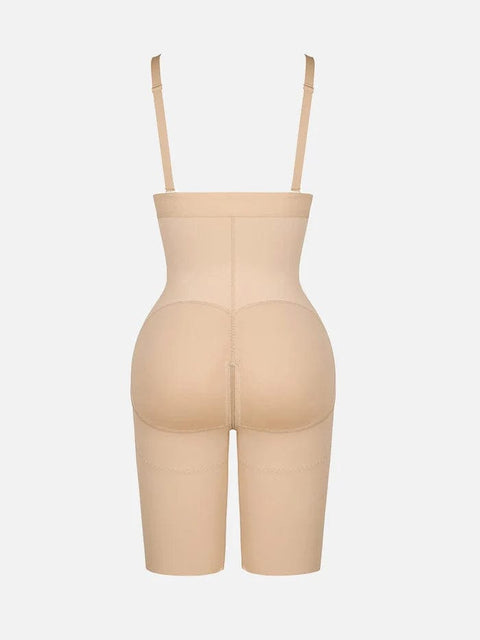 CurvyPower | UK shaper short Waist Trainer Shaper Shorts with Removable Shoulder Straps