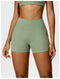 CurvyPower | UK shaper shorts Basil Green / S High Waist Hip Lifting Activewear Shaper Gym and Sport Shorts for Women