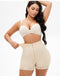 CurvyPower | UK shaper shorts Beige / S Front Zippered Lace Shaper Shorts for Tummy Control and Hip Lifting