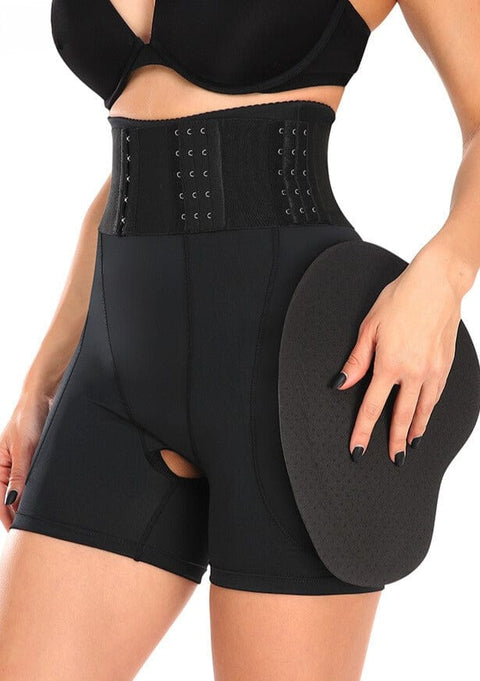 CurvyPower | UK shaper shorts Black / S High Waist Trainer and Hip Lifting Shaper Shorts with Waist Band