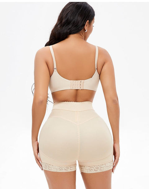 CurvyPower | UK shaper shorts Front Zippered Lace Shaper Shorts for Tummy Control and Hip Lifting