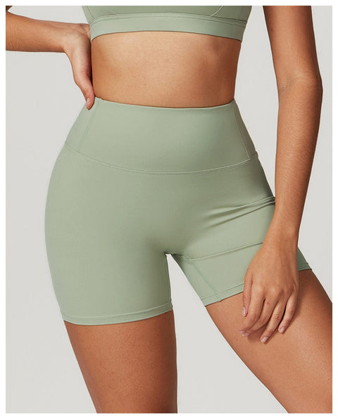 CurvyPower | UK shaper shorts Green / S Women High Waist Hip Lifting Shapewear Gym Shorts
