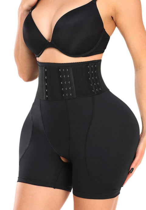 CurvyPower | UK shaper shorts High Waist Trainer and Hip Lifting Shaper Shorts with Waist Band