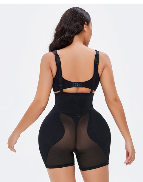 CurvyPower | UK shaper shorts High Waist Trainer Hip Lifting Shaper Shorts with Adjustable Straps