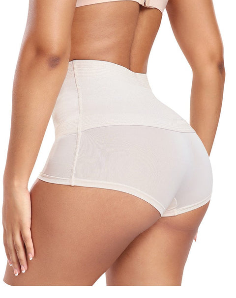 CurvyPower | UK shaper shorts High Waist Trainer Shaping Shorts with Front Hook and Eye Closure
