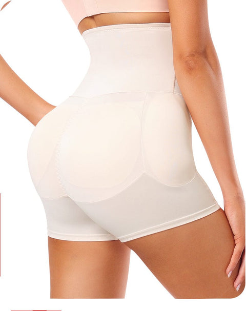CurvyPower | UK shaper shorts High Waisted Bum Lifter Shaping Shorts with Removable Hip Pads