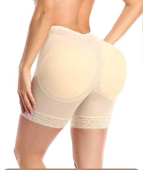 CurvyPower | UK shaper shorts Lace Bum Lifter High Waist Trainer Shaper Shorts with Hip Pads