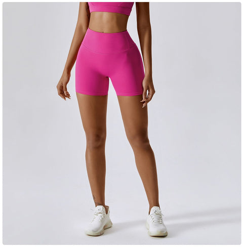 CurvyPower | UK shaper shorts Magenta / S Women High Waist Hip Lifting Shapewear Gym Shorts