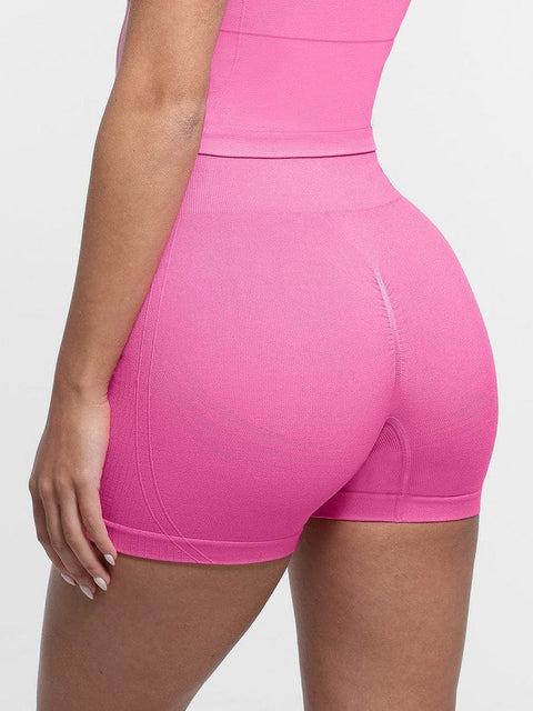 CurvyPower | UK shaper shorts Tummy Control Seamless High-Waisted Peach Buttocks Shaping Sports Yoga Shorts Breathable Activewear