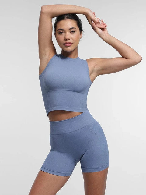 CurvyPower | UK shaper shorts Tummy Control Seamless High-Waisted Peach Buttocks Shaping Sports Yoga Shorts Breathable Activewear