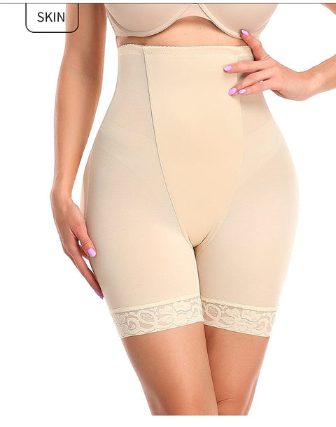CurvyPower | UK shaper shorts Waist-Slimming Lace Shaper Shorts with Removable Hip Pads