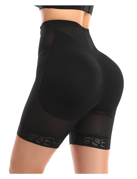 CurvyPower | UK shaper shorts Waist-Slimming Lace Shaper Shorts with Removable Hip Pads