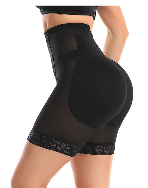 CurvyPower | UK shaper shorts Waist-Slimming Lace Shaper Shorts with Removable Hip Pads
