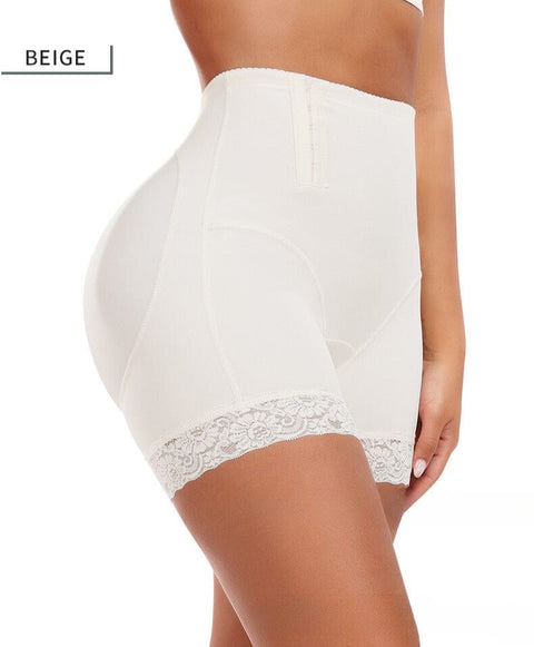 CurvyPower | UK shaper shorts Waist Trainer Lace Shaper Shorts with Side Buckle Closure
