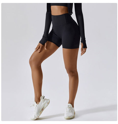 CurvyPower | UK shaper shorts Women High Waist Hip Lifting Shapewear Gym Shorts