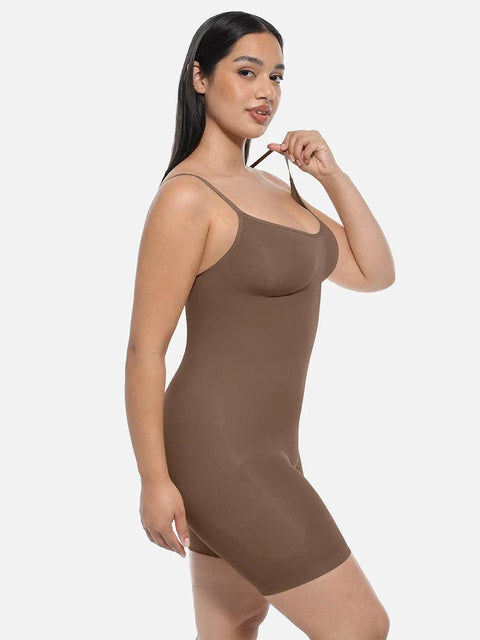 CurvyPower | UK shapewear bodysuit Brown / XS/S Seamless Slimming Tummy Control Shapewear Bodysuit