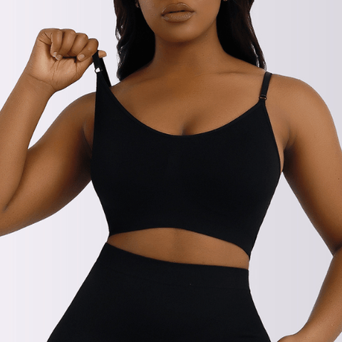 CurvyPower | UK Shapewear Seamless Non Wired Bra and Tummy Control Shaper Shorts Set