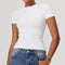 CurvyPower | UK Shirts & Tops Swan White / S Quick Dry Gym Shaping Shirt Tops for Women