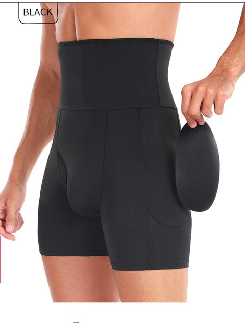 CurvyPower | UK Shorts Men's High Waist Shaper Shorts For Tummy Control and Hip Lifting