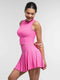 CurvyPower | UK Skirt Women's Sport Tennis Skirt with Built-In Shorts and Pockets