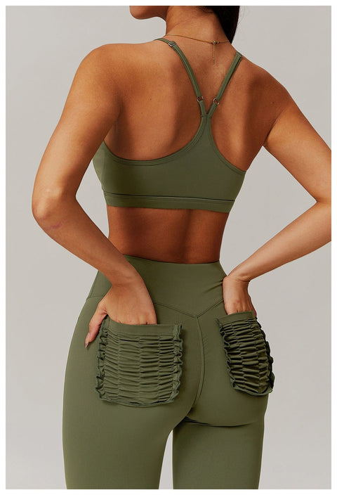 CurvyPower | UK Sports Bra High-Support Sports Bra for Women with Removable Pads