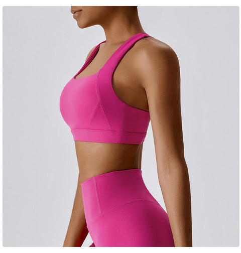 CurvyPower | UK Sports Bra Shockproof Wireless Supportive Sports Bra for Women