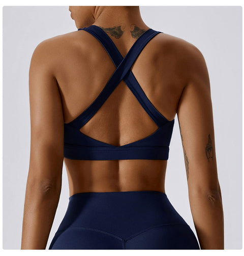CurvyPower | UK Sports Bra Shockproof Wireless Supportive Sports Bra for Women