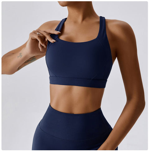 CurvyPower | UK Sports Bra Shockproof Wireless Supportive Sports Bra for Women