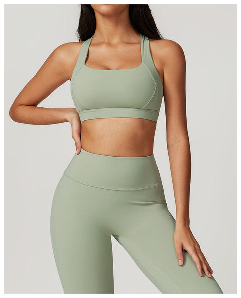 CurvyPower | UK Sports Bra Shockproof Wireless Supportive Sports Bra for Women