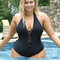 CurvyPower | UK Swimwear Black / M One Piece Plus Size Swimsuit Body Shaper