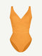 CurvyPower | UK Swimwear One-Piece V Neck Low Back Shaping Swimsuit