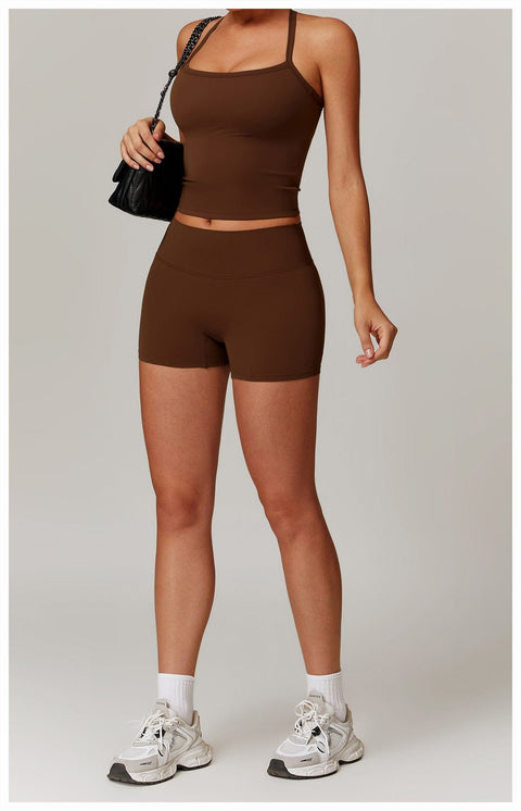 CurvyPower | UK Tank Top Women's Spaghetti Strap Cami Sleeveless Shaping Tank Top