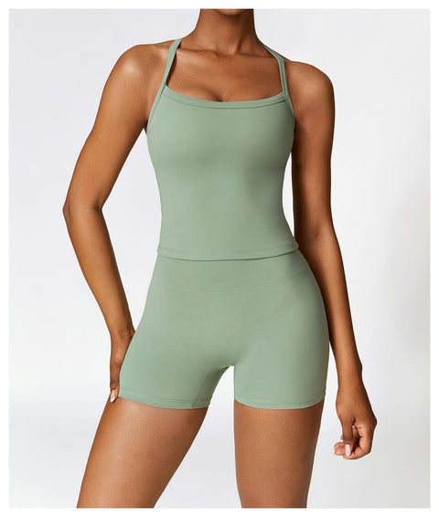 CurvyPower | UK Tank Top Women's Spaghetti Strap Cami Sleeveless Shaping Tank Top