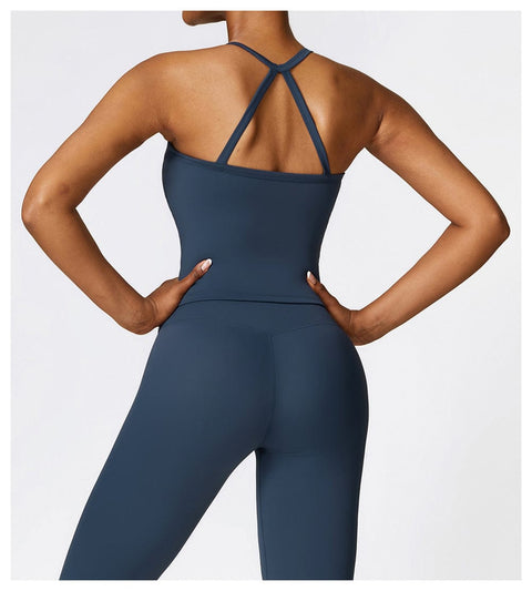 CurvyPower | UK Tank Top Women's Spaghetti Strap Cami Sleeveless Shaping Tank Top