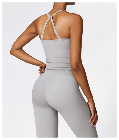 CurvyPower | UK Tank Top Women's Spaghetti Strap Cami Sleeveless Shaping Tank Top